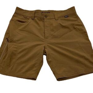 Simms Men's Tan Cargo Shorts